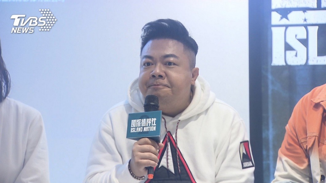 董至成14日現身《國際橋牌社2》媒體茶敘。(圖/TVBS)