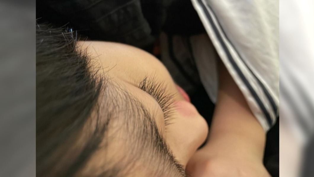 11歲的Kimi長相依舊清秀。(圖/翻攝自林志穎臉書)