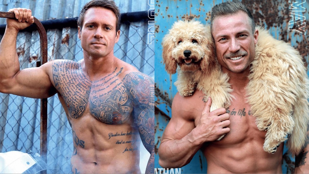 澳洲消防隊猛男月曆。(圖/翻攝自Australian Firefighters Calendar臉書)