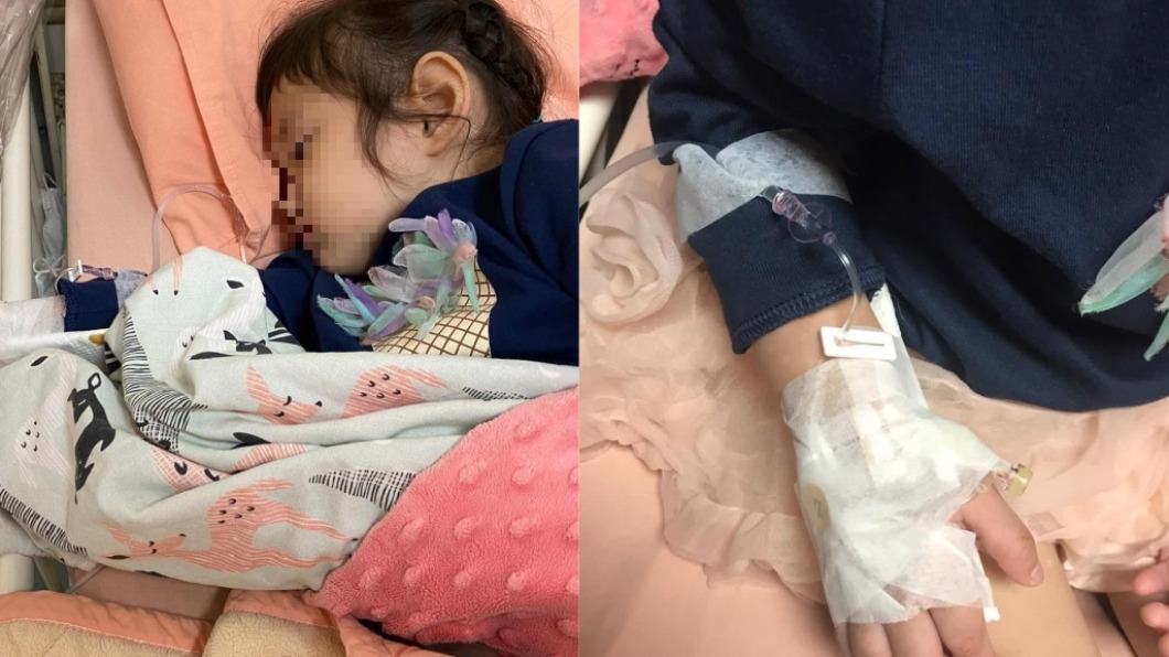 楊千霈女兒近期頻繁進出醫院。(圖/翻攝自楊千霈臉書)