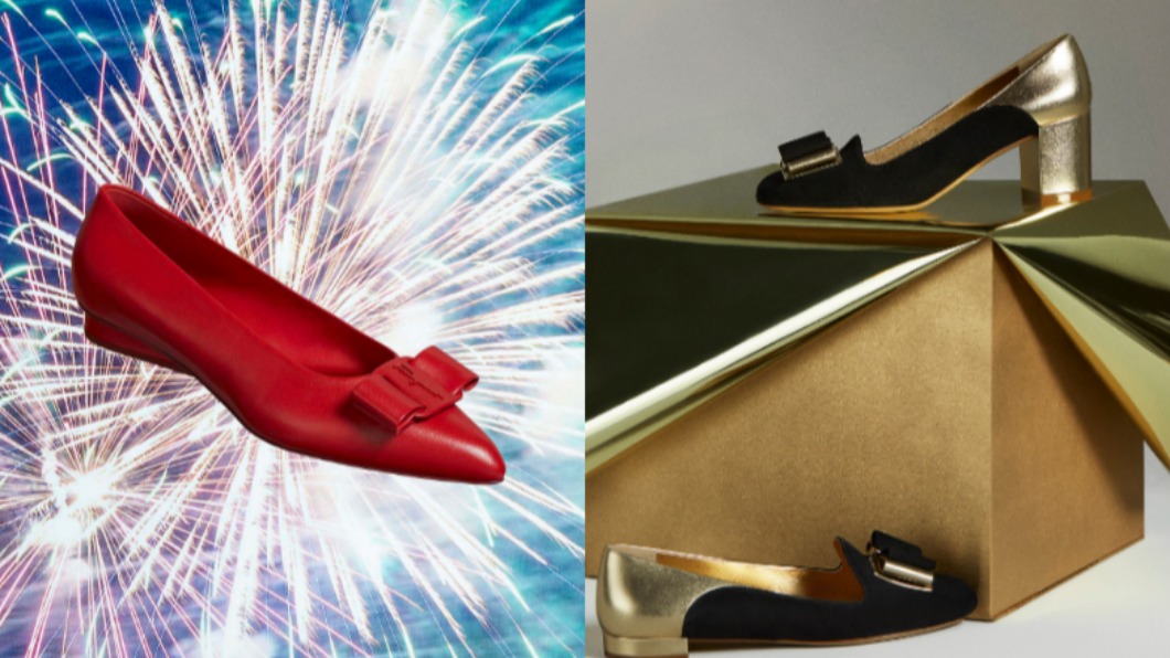 Ferragamo入門單品蝴蝶結鞋履。（圖／Salvatore Ferragamo提供）