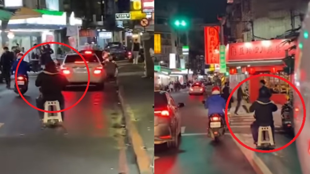 低配版電動車穿梭街頭。(圖/翻攝自新·路上觀察學院臉書)