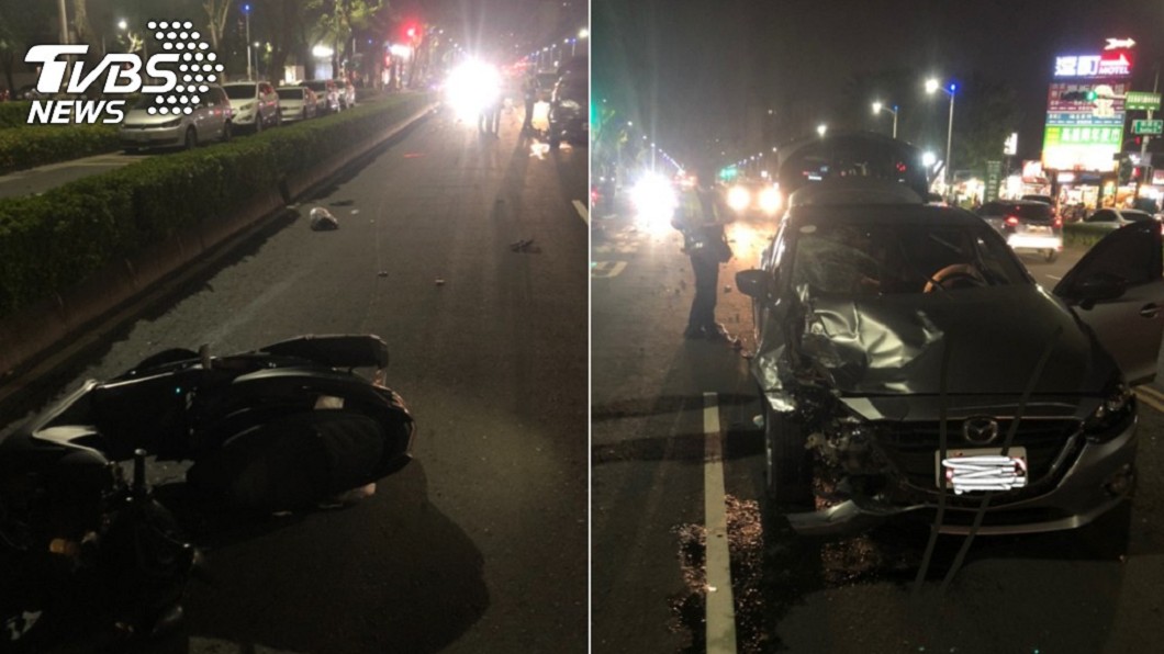 高雄嚴重車禍！機車沒待轉被撞飛　一男一女命危