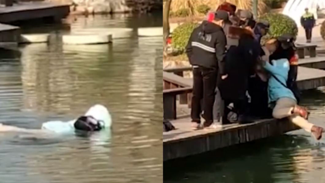 大難不死必有「厚服」!她墜湖外套保命 網:哪牌想買