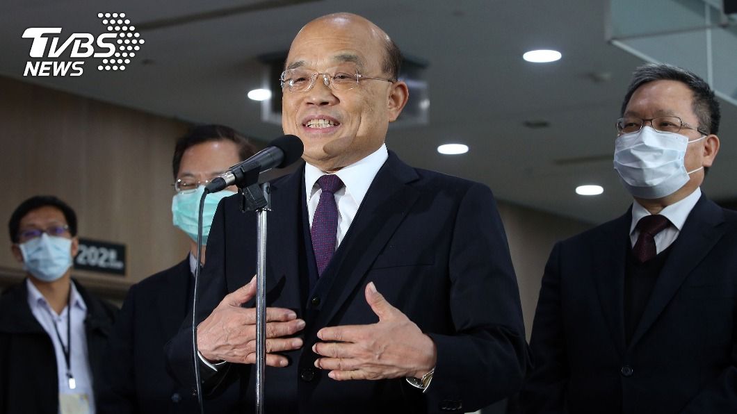 行政院長蘇貞昌。（圖／中央社）