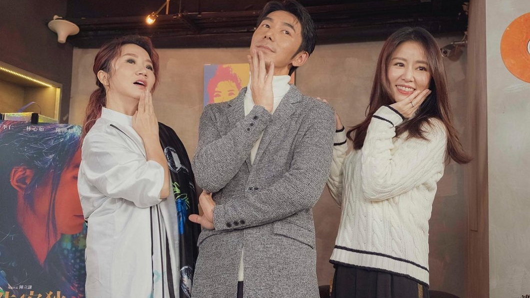 李李仁和女星林心如一起到陶子主持的節目宣傳新片。（圖／翻攝自李李仁臉書）