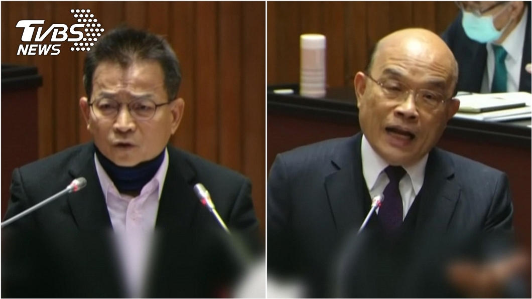 被蘇揆1動作激怒 賴士葆拍桌狂吼「我叫你惦惦」