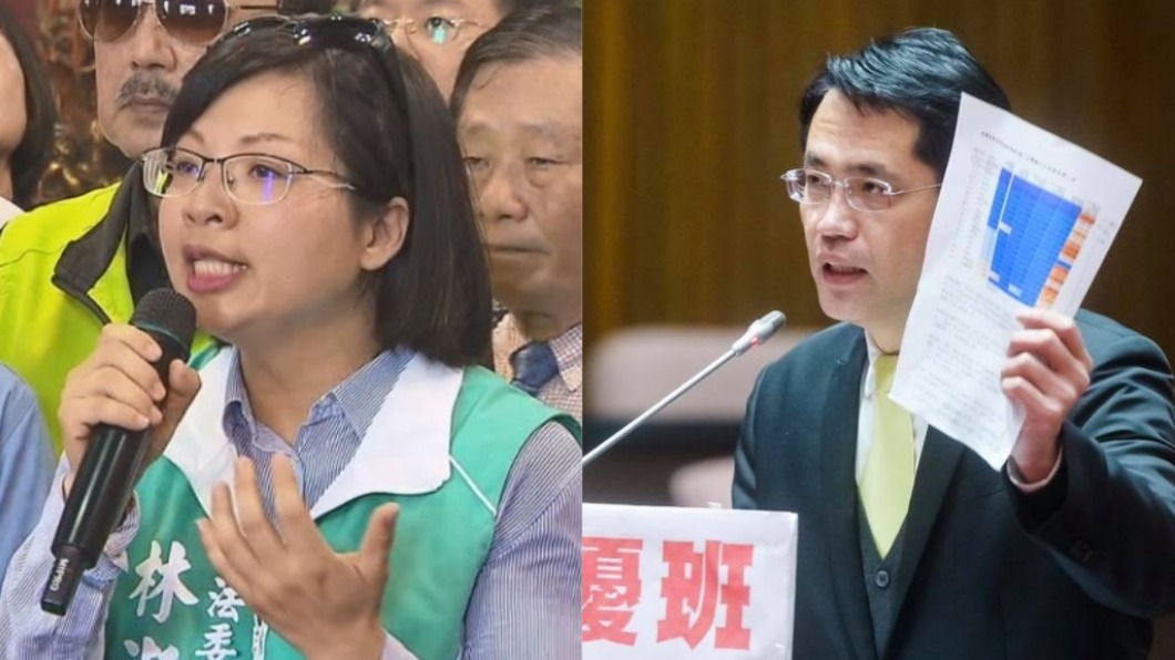 林淑芬、江永昌表決時也選擇棄權。（圖／TVBS資料畫面、江永昌臉書）