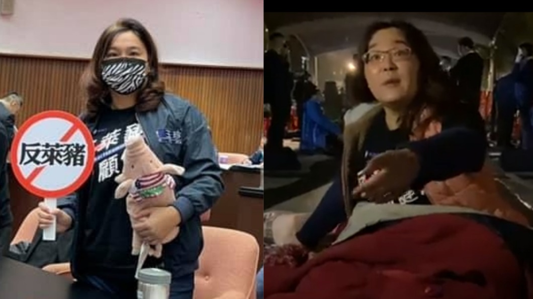 夜宿立院仍擋不住萊豬 藍營女戰神淚歉:守不住關卡