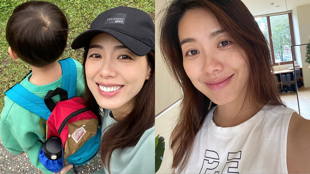 林可彤育有一子,下個月即將迎來第2個孩子。(圖/翻攝自林可彤臉書)