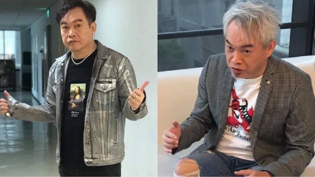 康康因血管阻塞險中風,被醫生叮囑要養生,不敢染髮的情況下頭髮一夕全白。(圖/翻攝自康康粉絲團臉書)