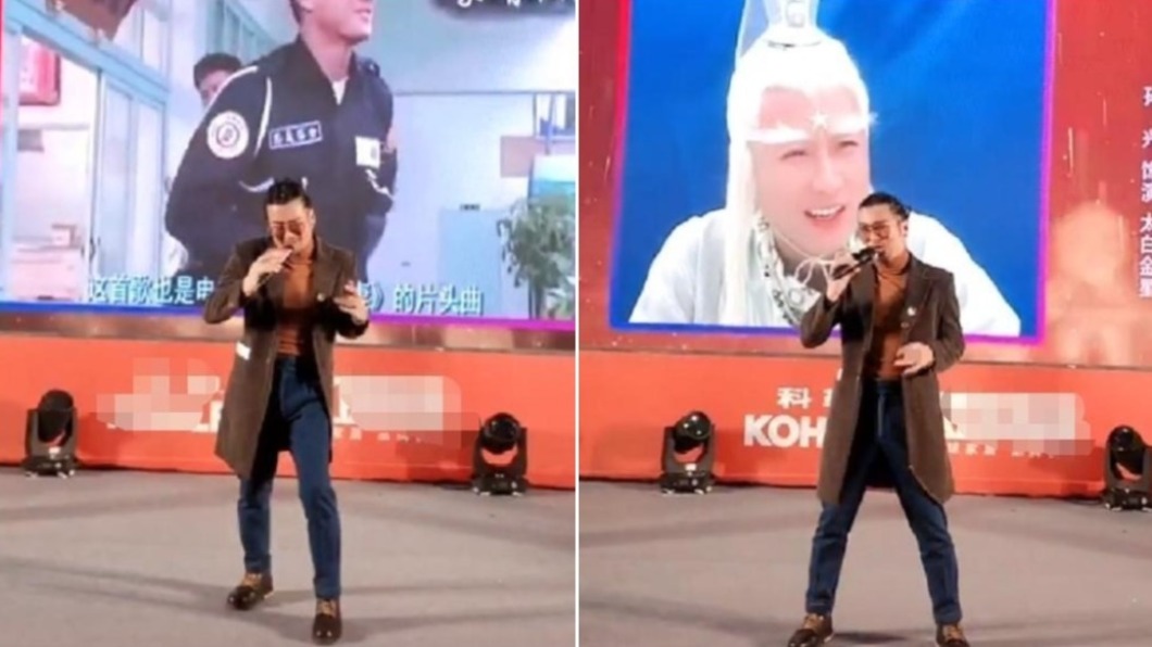 孫興賣力演出，可惜觀眾反應不如預期。（圖／翻攝自微博）