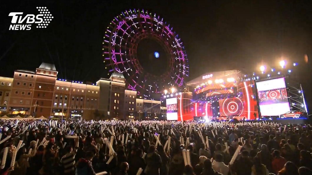 台中跨年晚會線上直播 部份民眾到場被勸離