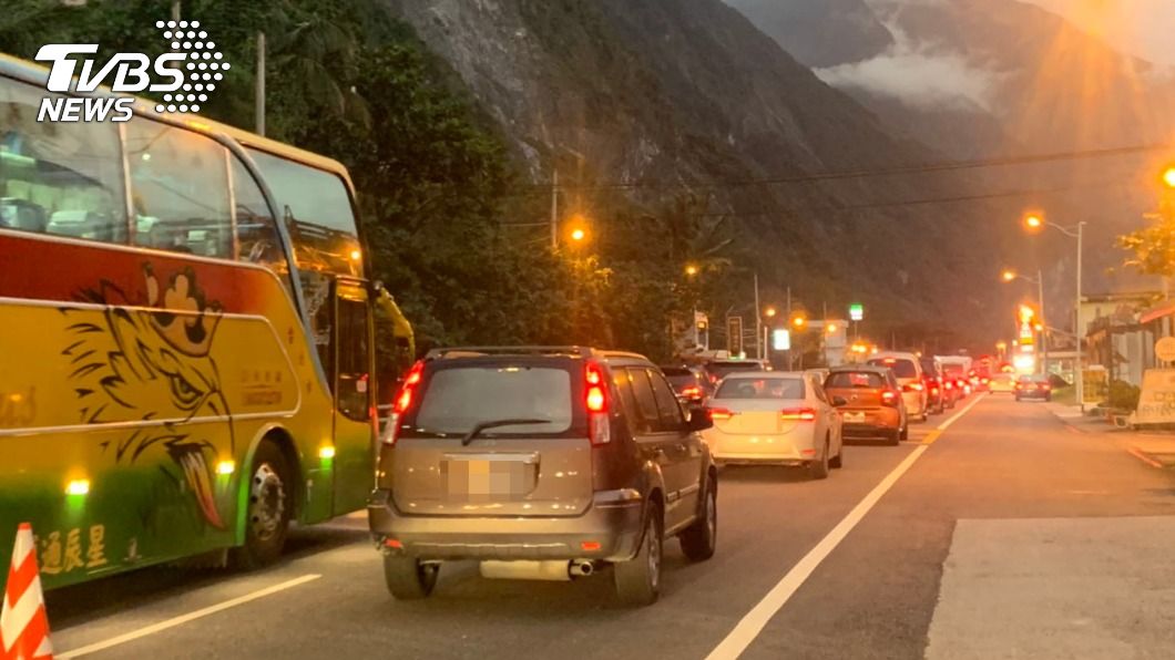 收假蘇花公北上湧車潮 估全天車流超過1萬輛