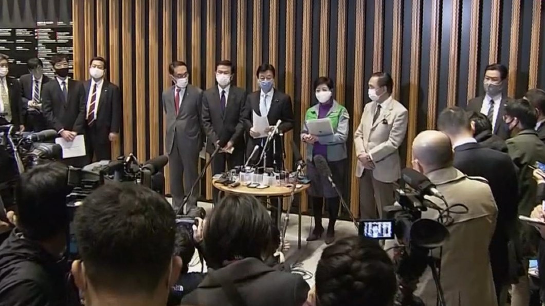 疫情失控! 日擬對首都圈發布緊急事態宣言