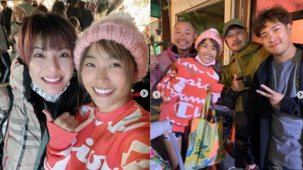 KID、徐小可等人到小嫻攤位支持。(圖/翻攝自小嫻IG)