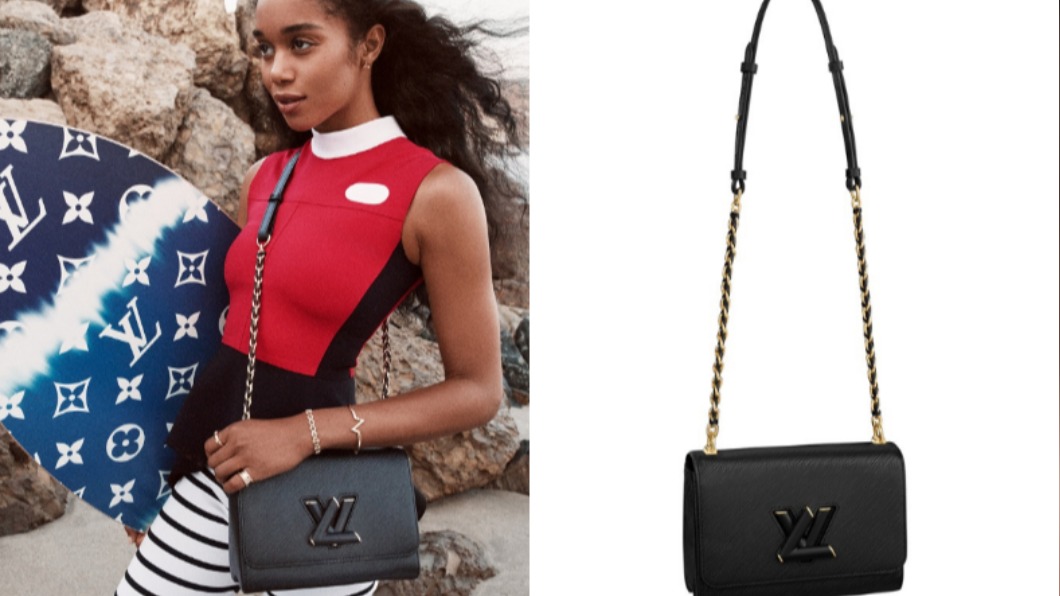 可供3種拿法的LOUIS VUITTON TWIST手袋。（合成圖／翻攝自LOUIS VUITTON官網）