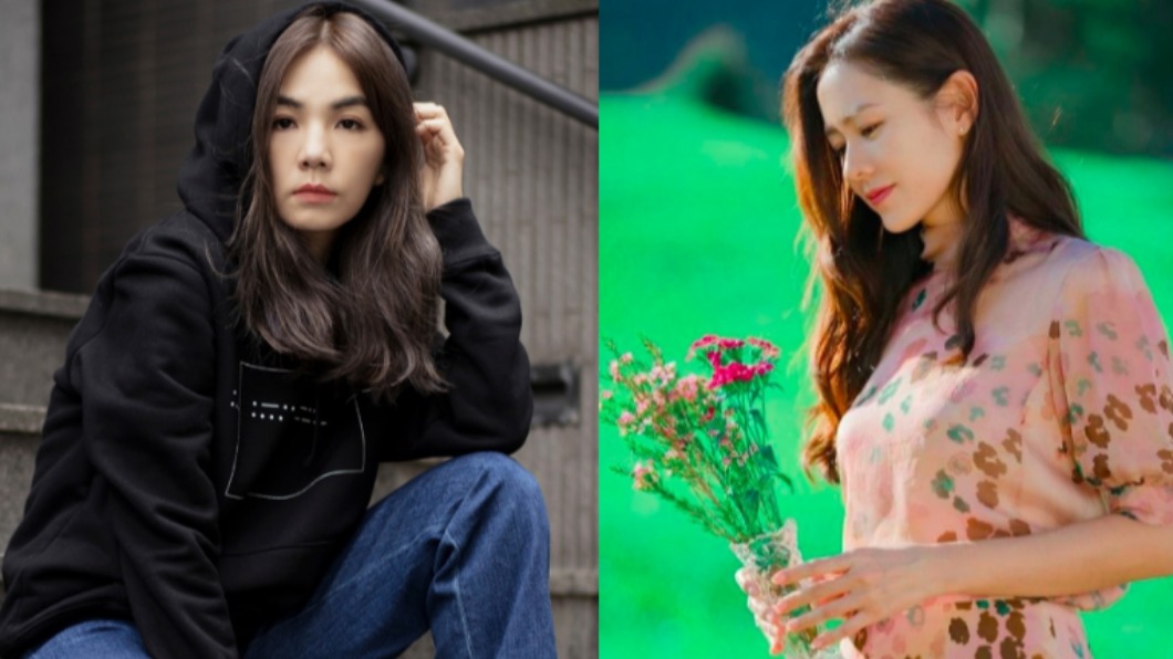 男女都愛的微彎波浪中長髮。(合成圖/翻攝自him_ella0618、sonyejinonly IG)