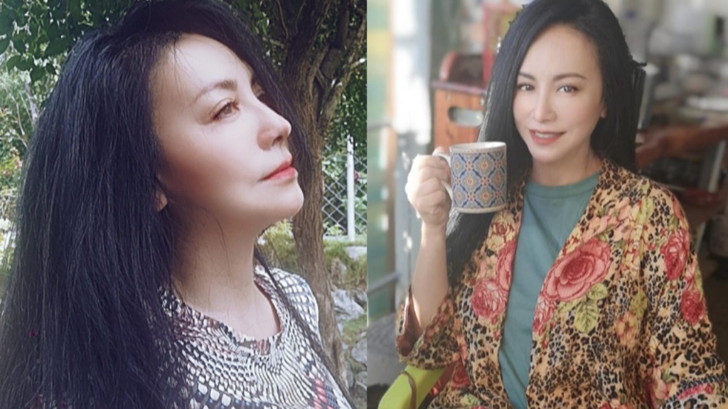 53歲田麗維持凍齡美貌。(合成圖/翻攝自田麗臉書)