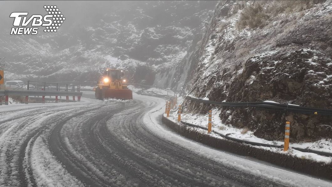 高山道路結冰積雪 4路段傍晚起預警性封閉