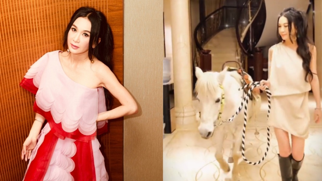 最美妲己「客廳騎馬」超狂 溫碧霞超奢華豪宅曝