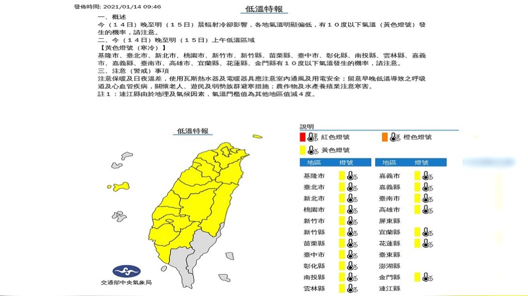 (圖/中央氣象局)