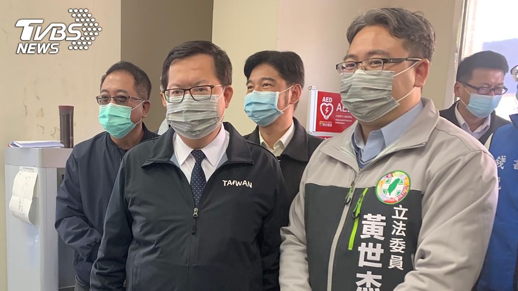 桃園市長鄭文燦受訪。（圖／中央社）