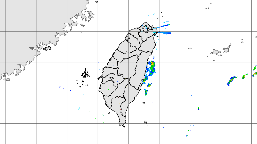 北部、東半部午後降雨機會增加。(圖/中央氣象局)