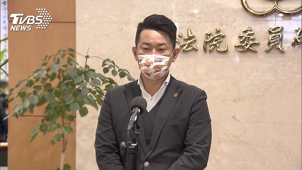 台灣基進立委陳柏惟。（圖／TVBS）