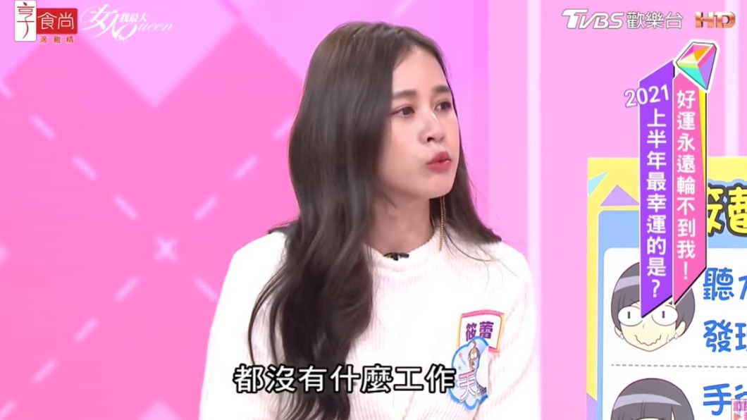 陳筱蕾停工2年都沒收入。(圖/TVBS)