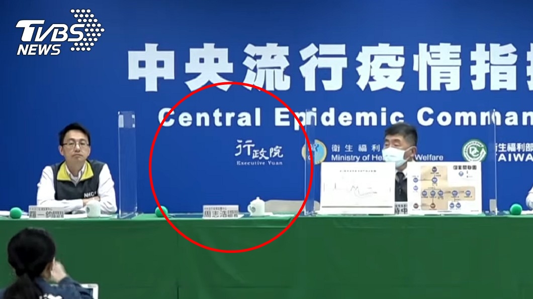 周志浩快閃離席。（圖／TVBS）