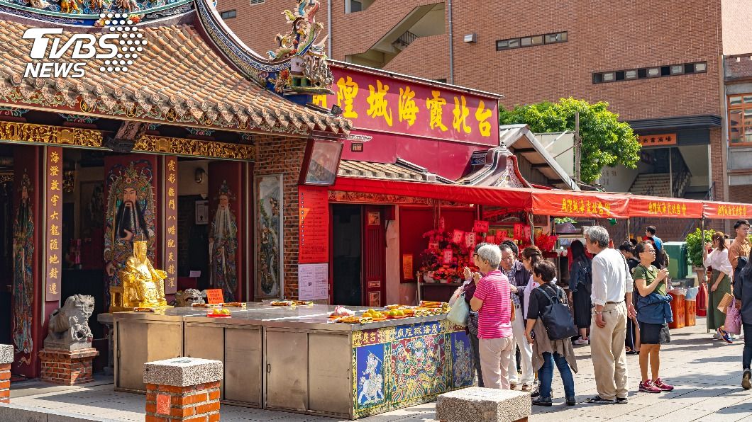 霞海城隍廟。(示意圖/shutterstock 達志影像)
