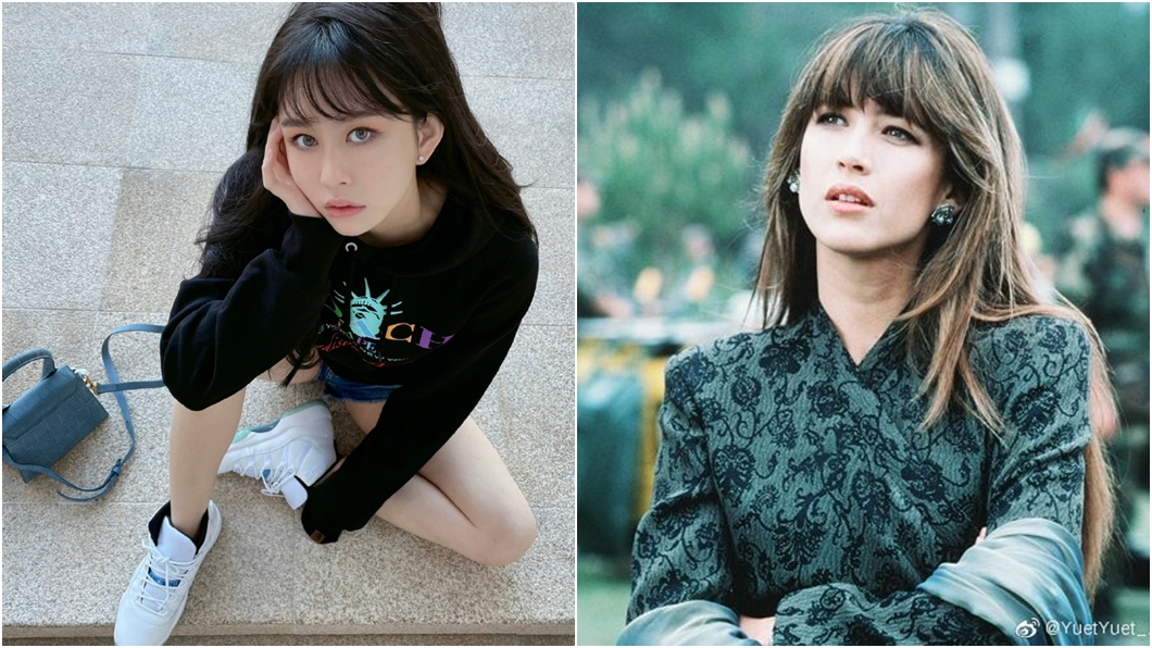 邱淑貞稱讚女兒長得很像女神蘇菲瑪索。(圖/翻攝自沈月微博)