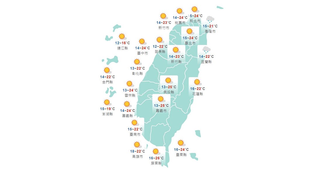 圖/中央氣象局
