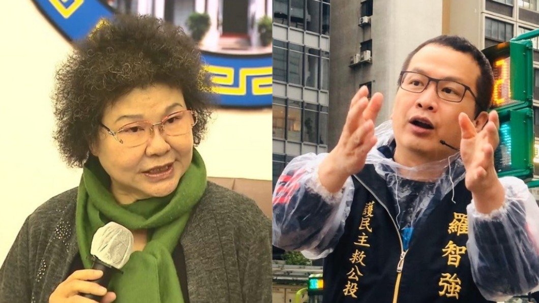 陳菊休假出遊爆耍特權，羅智強轟「花媽，真的好威」。（圖/TVBS資料畫面、翻攝自羅智強臉書）
