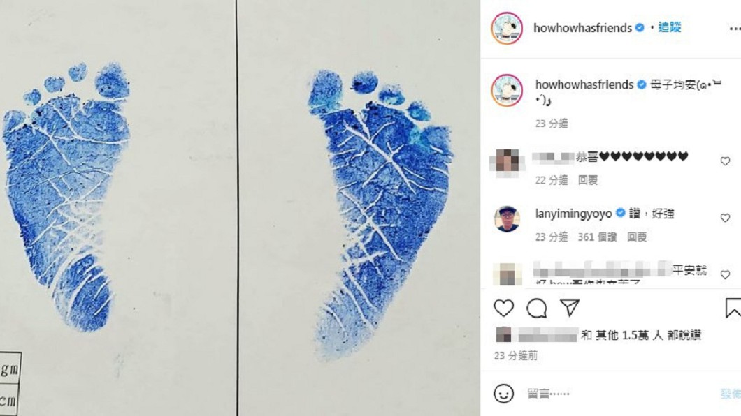 (圖/翻攝自HowHow IG)