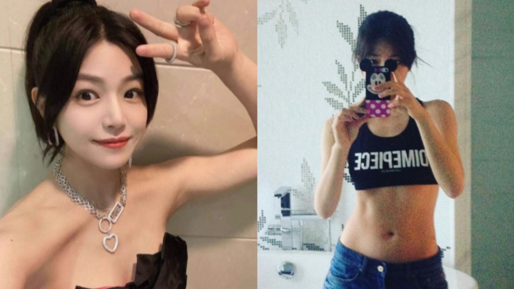 陳妍希瘦出馬甲線。(圖/翻攝自陳妍希微博、IG)