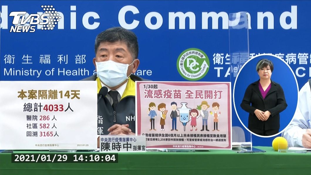41萬劑公費流感疫苗 30日起開放全民接種