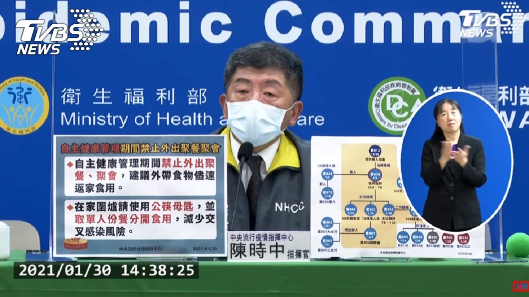 指揮官陳時中。（圖／TVBS）