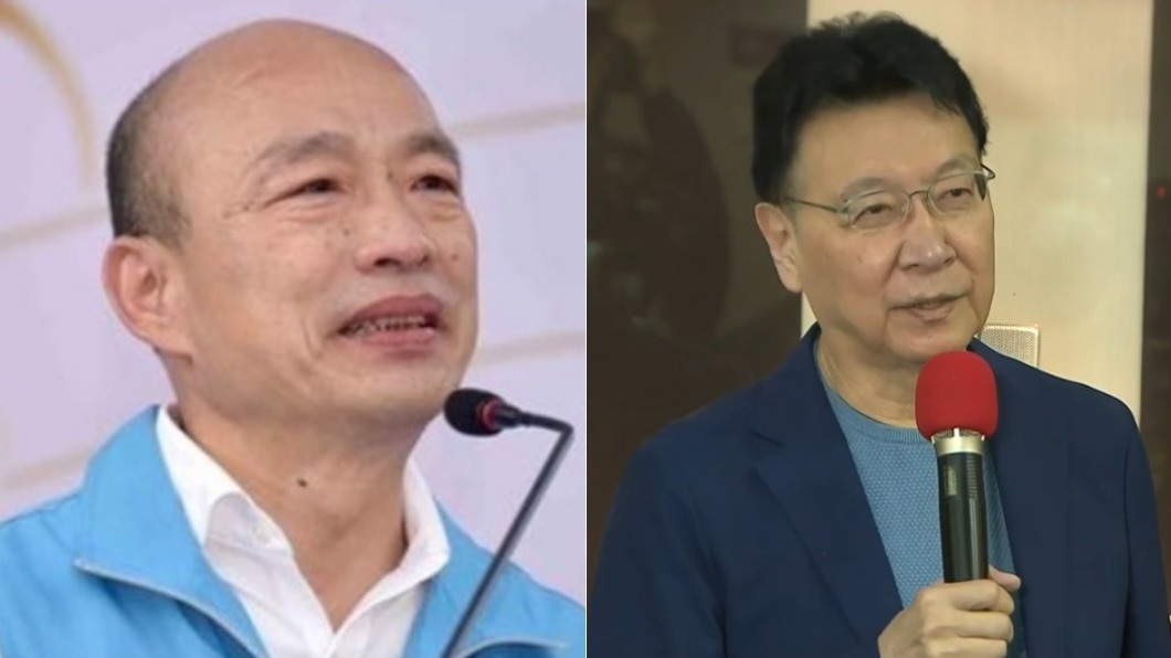 韓國瑜私下多次勸進趙少康回國民黨。(圖/翻攝自韓國瑜臉書、TVBS)