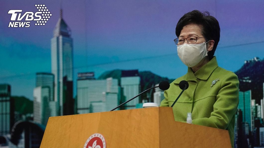 港特首林鄭月娥。（圖／達志影像美聯社）