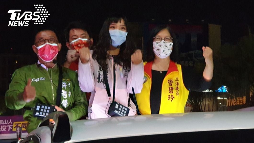 南下助陣陪黃捷掃街 陳柏惟籲民眾踴躍出來投票