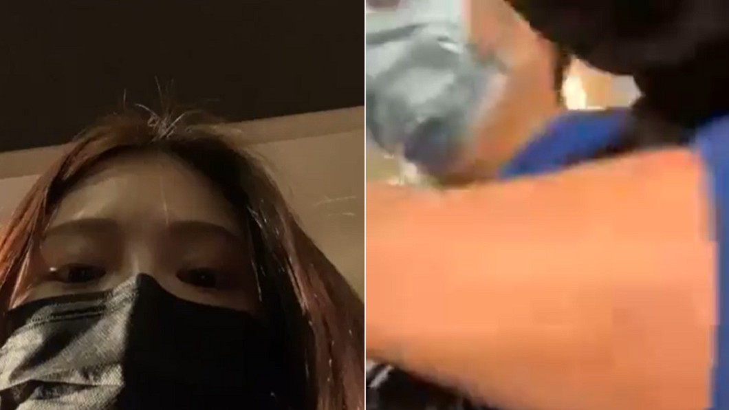 雞排妹二度重回現場 被保全人員擋在記者會門外