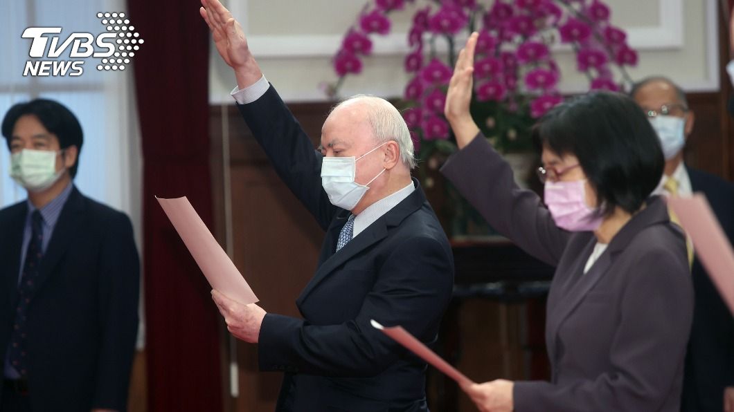 總統監誓　最高行政法院院長吳明鴻等人完成宣誓