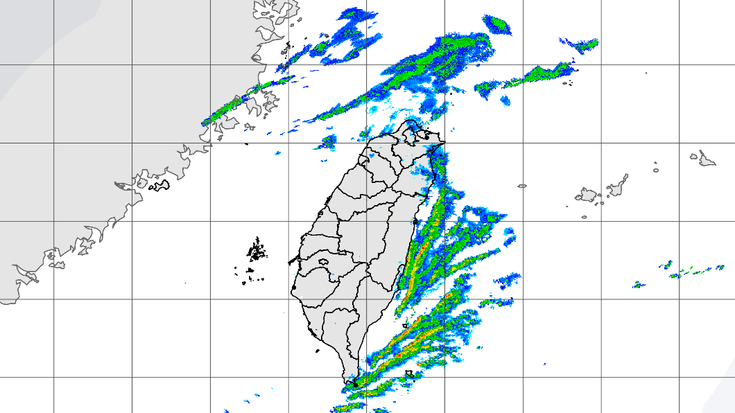 鋒面於小年夜逐漸接近,各地降雨機率提高。(圖/中央氣象局)