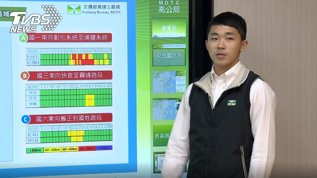 國道路況預報員溫盛智。（圖／TVBS）