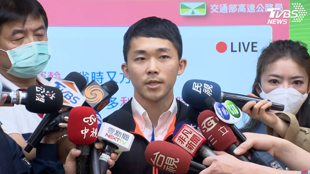 溫盛智表示初三、四車流量最大。（圖／TVBS）