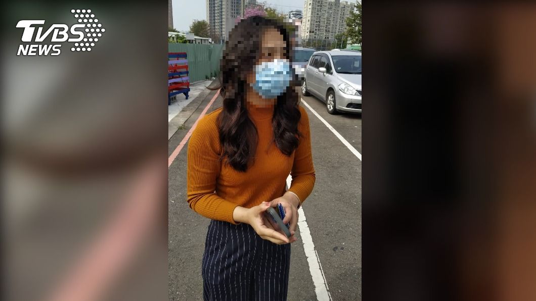 陳姓女律師突遭到一名陌生男子怒吼。（圖／TVBS）