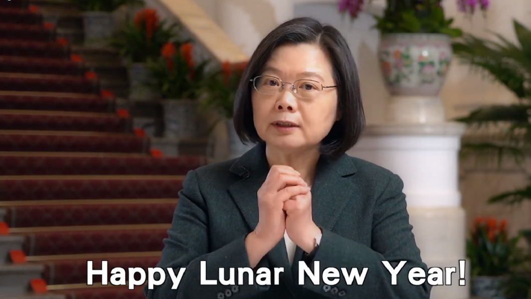 蔡英文在臉書發布拜年影片。（圖／翻攝自蔡英文臉書）