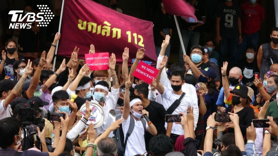 曼谷鑼鼓喧天　學運團體號召民眾聲援緬甸民主運動